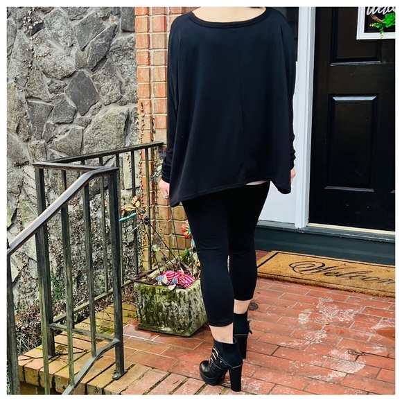 14 Ultra Soft Rayon Knit Oversize Chic Front Pocket - Picture 4 of 5